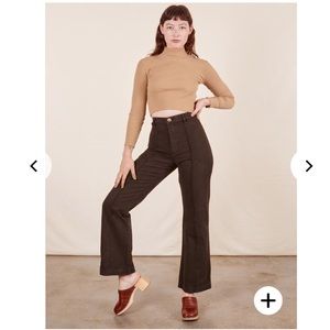 Big bud press western pants in espresso brown